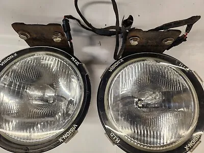 Vision X Lamp Hella Clear Guards Used Pair Off Road  Mounting HID Lights Fog • $250