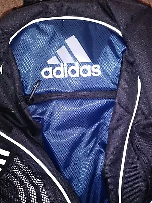 Adidas Navy/White EstadioTeam Backpack II W/ Wet Pockets & Mesh Ball Compartment • $45