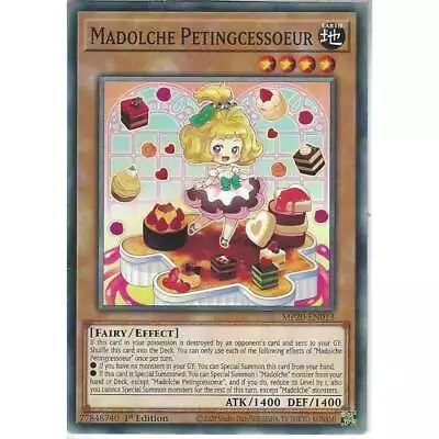 MP20-EN013 Madolche Petingcessoeur | 1st Edition Common YuGiOh Trading Card Game • £1.40