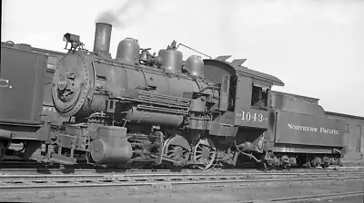 Northern Pacific NP Railroad 1043 0-6-0 Duluth MN 7-48 Negative 5765 • $14.99