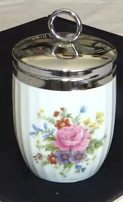 Windsor Pink Roses 4 Inch King Size Egg Coddler - Excellent • £85.90