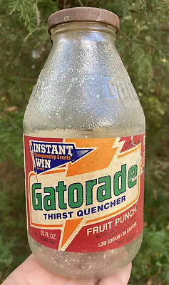 Vintage Paper Label GATORADE Bottle NFL NBA NCAA NASCAR MLB Ticket Promo • $59.95