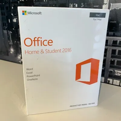 Microsoft Office 2016 Home And Student Word Excel PowerPoint Mac 365 2019 2021 • £99.99