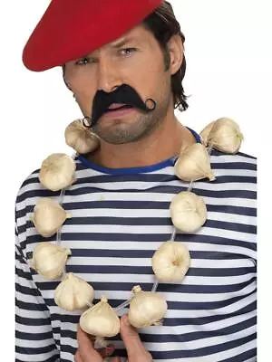 Adult French Garlic Bulb Garland Waiter Vampire Slayer Fancy Dress Accessory • £6.49