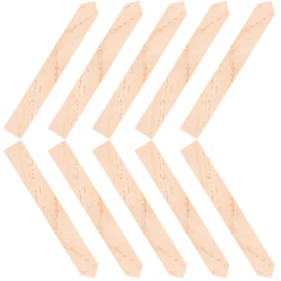  20 Pcs Flower Bed Decorations Gardening Stakes Wooden Sign Flowerpot • £9.99