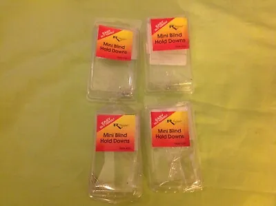  A301 Mini Blind Hold Downs 2 Per Pack Window Covering Hardware 4 Pack • $9.99