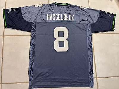 Vintage REEBOK Seattle Seahawks Matt Hasselbeck NFL Jersey Men's XL • $39.99