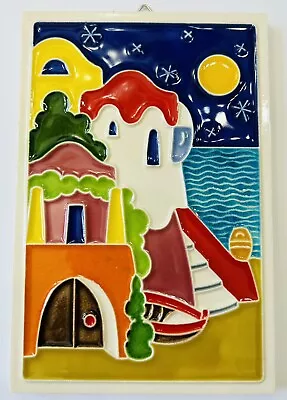 Vietri Pottery- Amalfi Coast Tile 6x4’’ Made/Painted By Hand-Italy • $27.99