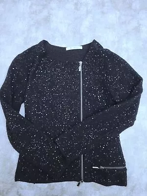 Elegant Monari Ladies Evening Sequin Jacket Or Sweater Size S (M-EU) • $81.91