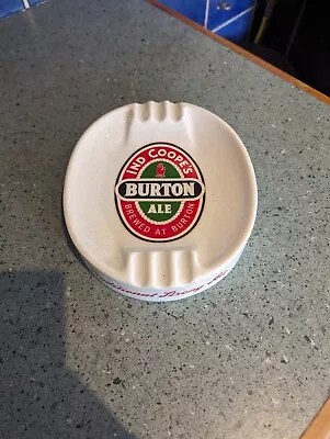 Inde Coope's Burton Ale Vintage Ceramic Ashtray By Wade • £5