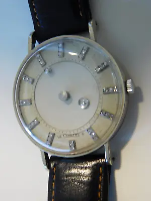 $1000 • Buy Lecoultre Vacheron Constantin Galaxy Mystery Dial 14K White Gold Watch W/Diamond