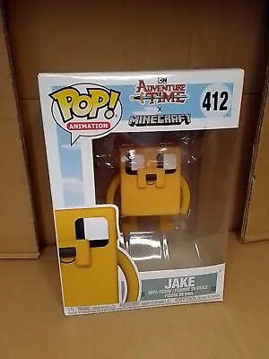 Funko Pop! Animation Adventure Time Minecraft Jake #412 Vinyl Figure  • £24.99