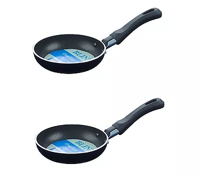 2 Pack Quality Blini Mini 12cm Frying Pan For 1 Egg Non Stick • £16.96