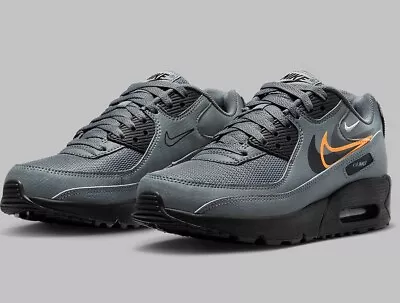 Nike Air Max 90 Grey Black Mens US 7-14 Running Shoes Sneakers NEW ☑️ • $199.50