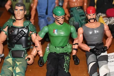 VINTAGE GI JOE 12  Inch Action Figures Lot With Accessories • $40