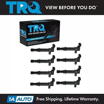 TRQ Ignition Coil Kit Set Of 8 NEW For Dodge Jeep Mitsubishi Pickup Truck 4.7 V8 • $112.95
