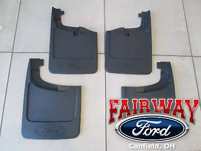 23 Thru 24 Super Duty F-250 F-350 OEM Ford Molded Splash Guard Mud Flap Set 4-pc • $132.89