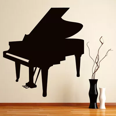 Grand Piano Classical Music Wall Sticker WS-16136 • £18.98