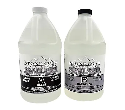 Craft Coat 1 Gallon Epoxy Resin Kit (Stone Coat Countertops - DIY Craft Resin) • $66.90