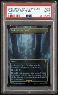 Paths Of The Dead Psa 9 Mint Land Foil #362 Sp 2023 Magic The Gathering Ltr Tcg • $0.99