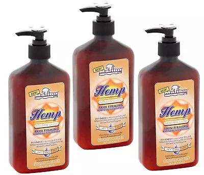 Malibu Tan Hemp: Firming Bronzer Moisturizer CoQ10 - Golden Glow 54oz (3 X 18) • $39.99