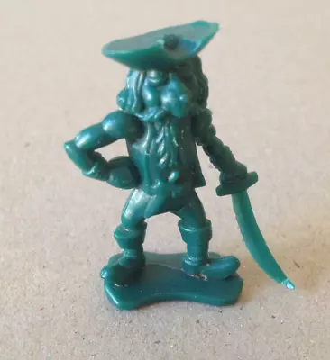 Cereal Toy R&L 1971 Crazy Pirates SIR SWASHBUCKLER Dark Green • $15