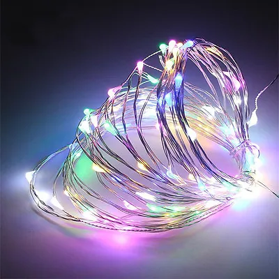 String Copper Wire Fairy Lights Battery Powered Waterproof 20/30/40/50/100 LED • $4.24