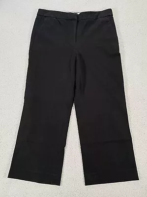 J.Crew Women Black Casual Pants 8 Capri. • $11.95