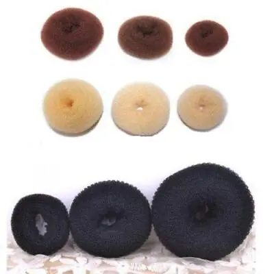 Magic Blonde Donut Women Hair Ring Bun Former Shaper Hair Styler Maker Tools Bun • $1.39