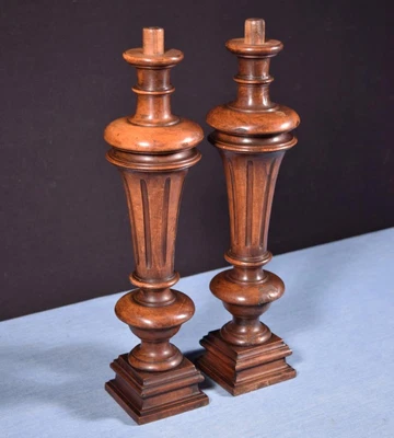 $135 • Buy *14  Pair Of French Antique Solid Walnut Posts/Pillars/Columns/Balusters Salvage