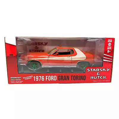 Greenlight Green Machine Starsky & Hutch 1976 Ford Gran Torino 1:24 Diecast • $58.15