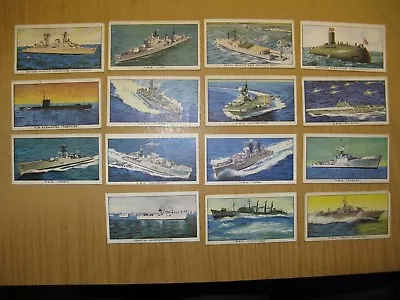 £2 • Buy Ships Of The British Navy Cards  X 15 - Kellogg Company - 1962