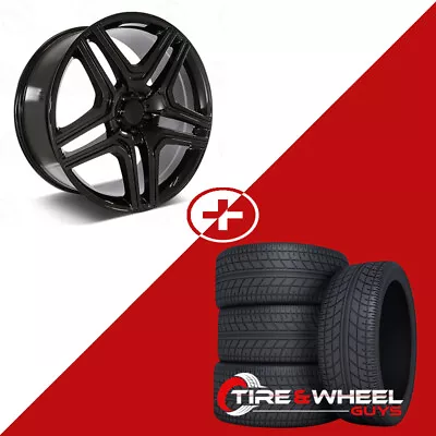 20  Black Wheels W/Tires Fits Mercedes GLE GL ML GLKGLS S500S550S65SLK350 • $1449