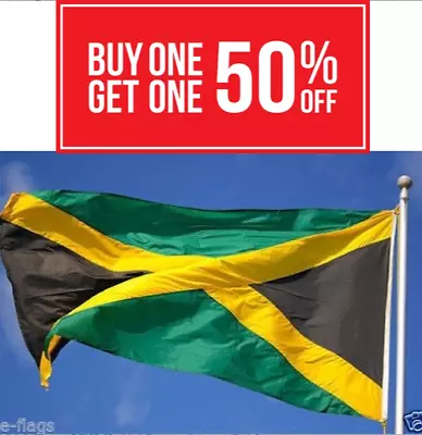 Jamaican Independence Day Giant Jamaica Flag Banner Speedy Delivery • £5.95