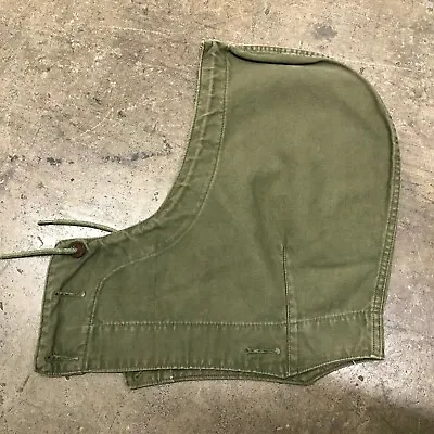 VINTAGE M-1943 (M-43) HOOD ATTACHMENT Size Small (No Size Tag) US ARMY C-47 • $25