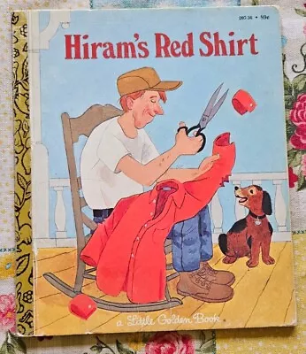 Vintage Little Golden Book Hiram's Red Shirt 1981 207-36  • $9.99