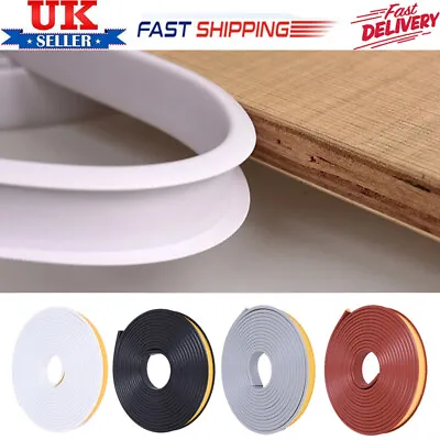 3/5M Self-adhesive U-shaped Edging Edge Tape Furniture Banding TPE Seal Strips • £10.95