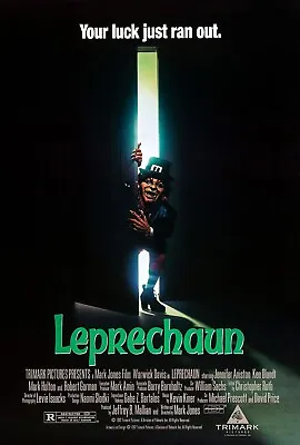 LEPRECHAUN Movie POSTER 11 X 17 Warwick Davis Jennifer Aniston Horror Flm Art • $14.99