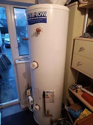 RM Stelflow 250L Indirect Unvented Stainless Steel Cylinder With Accessories • £200