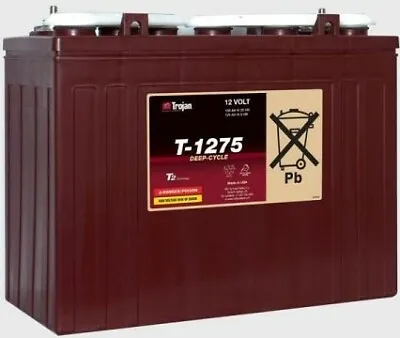 Trojan Deep Cycle T-1275 Signature Series 12v 150ah T2 Technology Battery. • $545