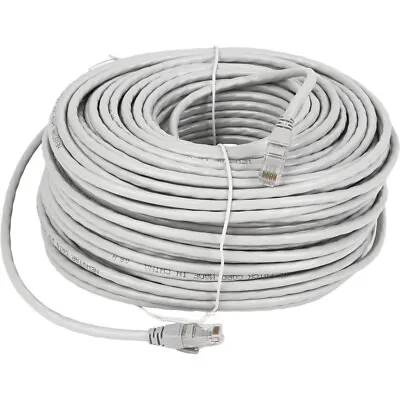150FT Cat6 PoE IP Camera NVR Ethernet Cable Outdoor/Indoor RJ45 Jacks Cord Wire • $21.99