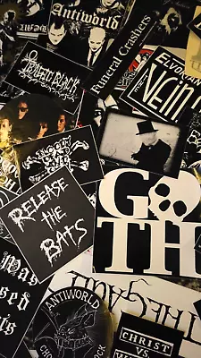 Gothic And Death Rock Stickers Bauhaus Goth Deathrock Release The Bats • $13.34