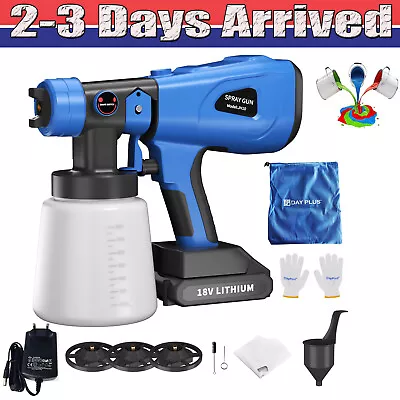 Handheld Paint Sprayer Gun Airless Wagner W Li Battery DIY Tool Car Paint 1000ML • £34.60