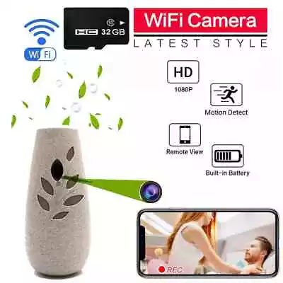 HD 1080P Mini WIFI Camera Wireless Air Freshener Nanny Security Video Recorder~ • £11.99