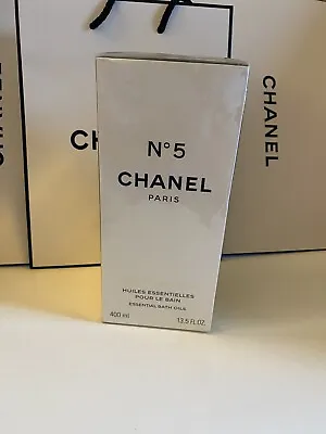 CHANEL No 5 COLLECTION SEDUCTION ESSENTIAL BATH OILS  400ml (NEW/SEALED) • £300