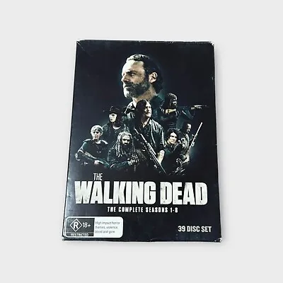The Walking Dead The Complete Seasons 1-8 Andrew Lincoln Region 4 Action • $62