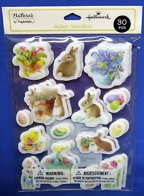 Hallmark Marjolein Bastin Puffy Easter Stickers Bunny Egg Flower Free Ship @ $15 • $8.99