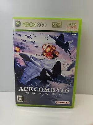 Ace Combat 6 XBOX 360 Japan Import English Text US Seller REGION LOCKED • $7.99