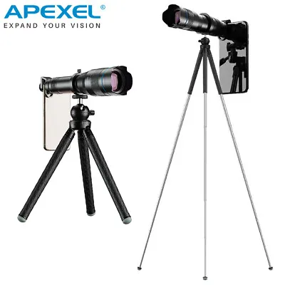 APEXEL 18-60X Zoom Telephoto Lens Monocular Telescope Lens For IPhone Android • $156.99