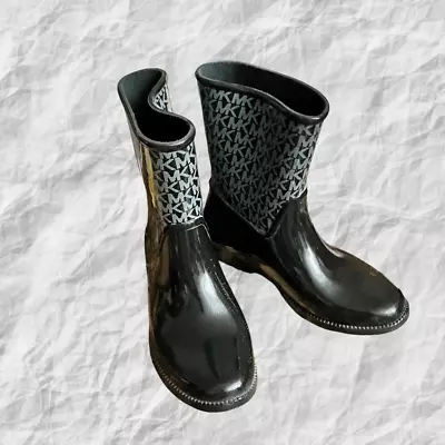 Michael Kors Signature Rubber Rain Boots / SZ: 8 • $33